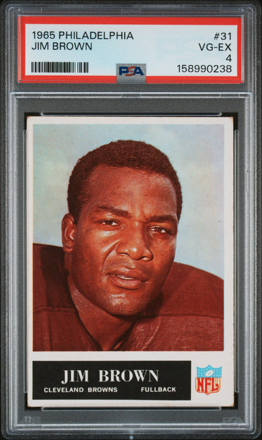 1965 Philadelphia Jim Brown #31 PSA 4