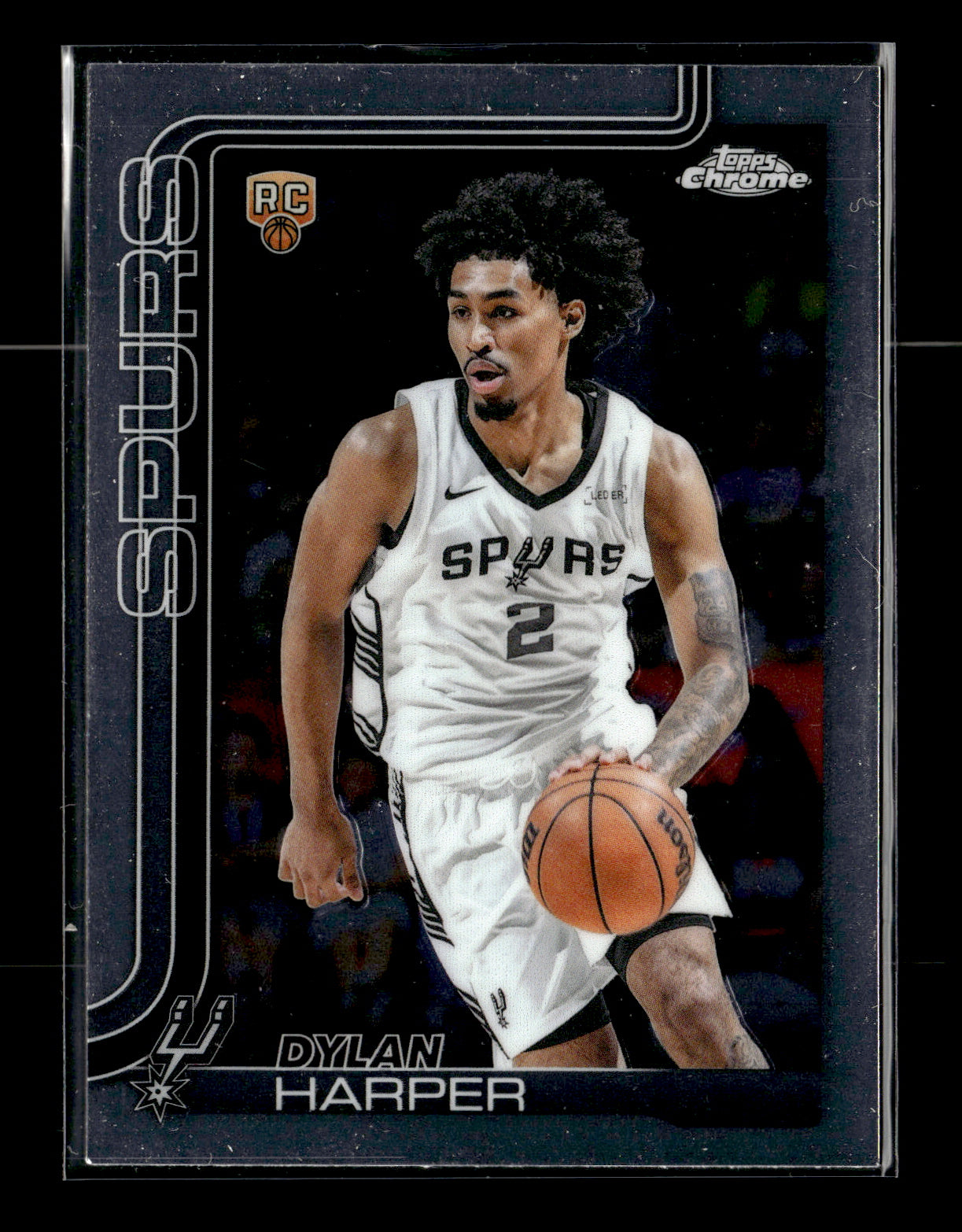 2025-26 Topps Chrome Dylan Harper #252 San Antonio Spurs