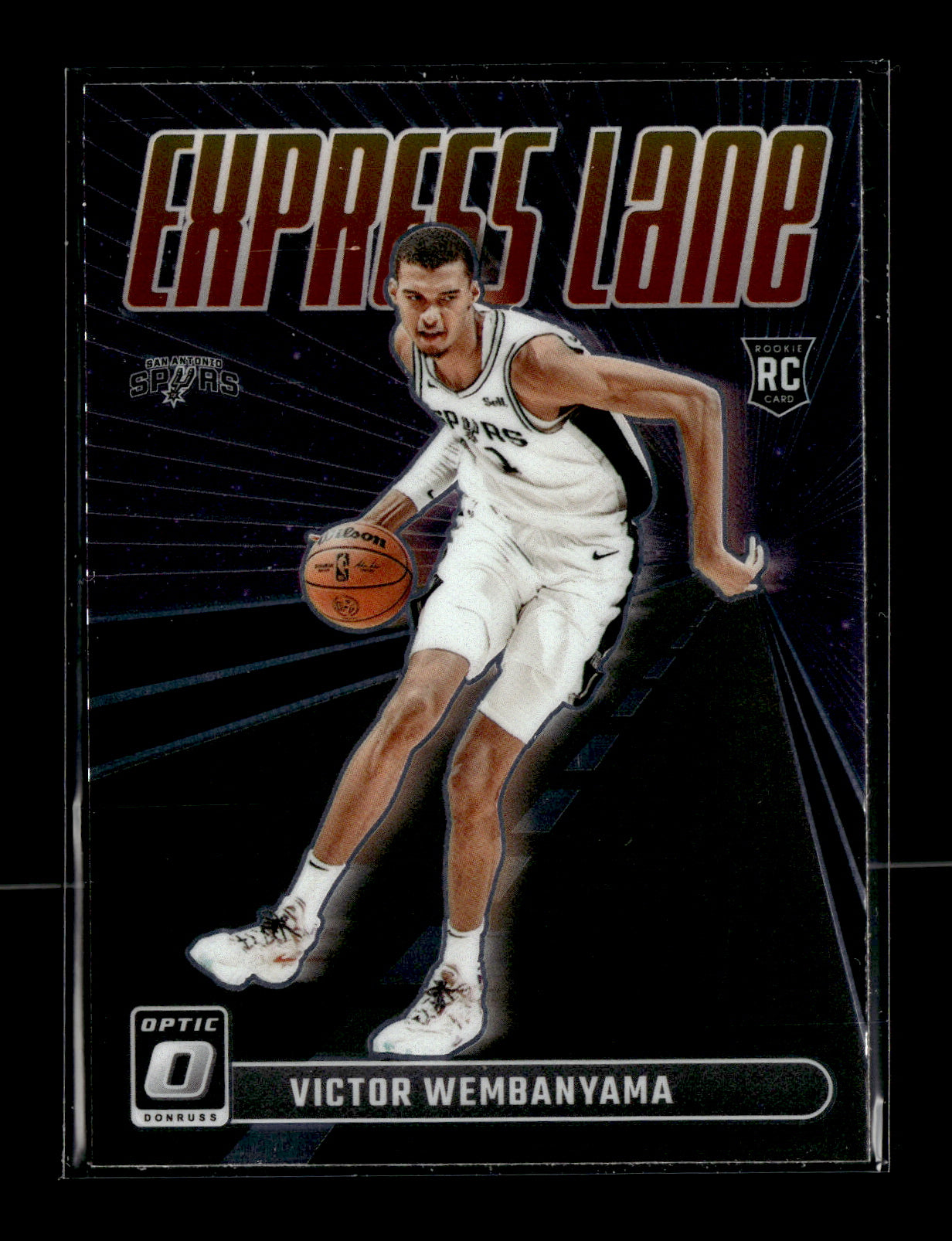 2023-24 Donruss Optic Victor Wembanyama #8 Express Lane Holo San Antonio Spurs