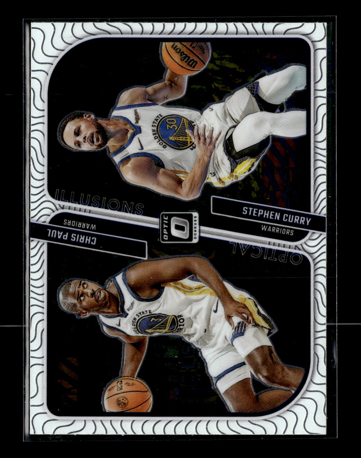 2023-24 Donruss Optic Chris Paul / Stephen Curry #5 Optical Illusions
