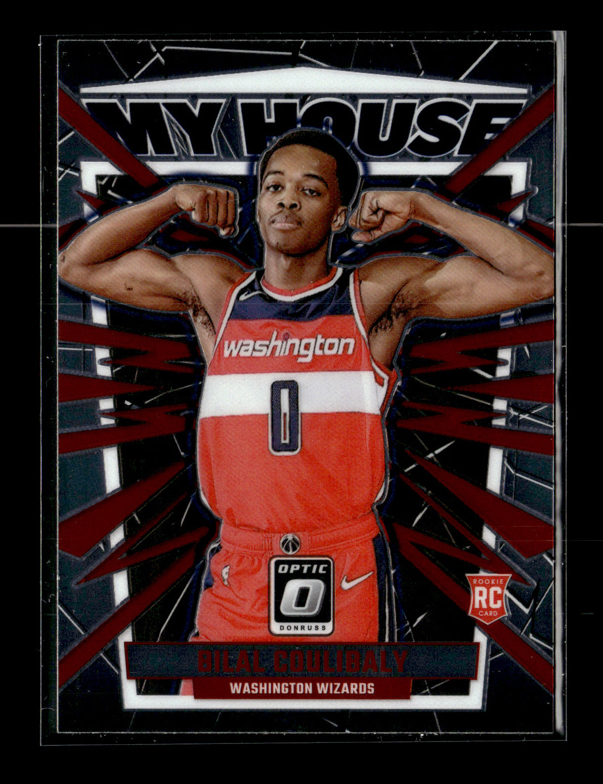 2023-24 Donruss Optic Bilal Coulibaly #16 My House Washington Wizards