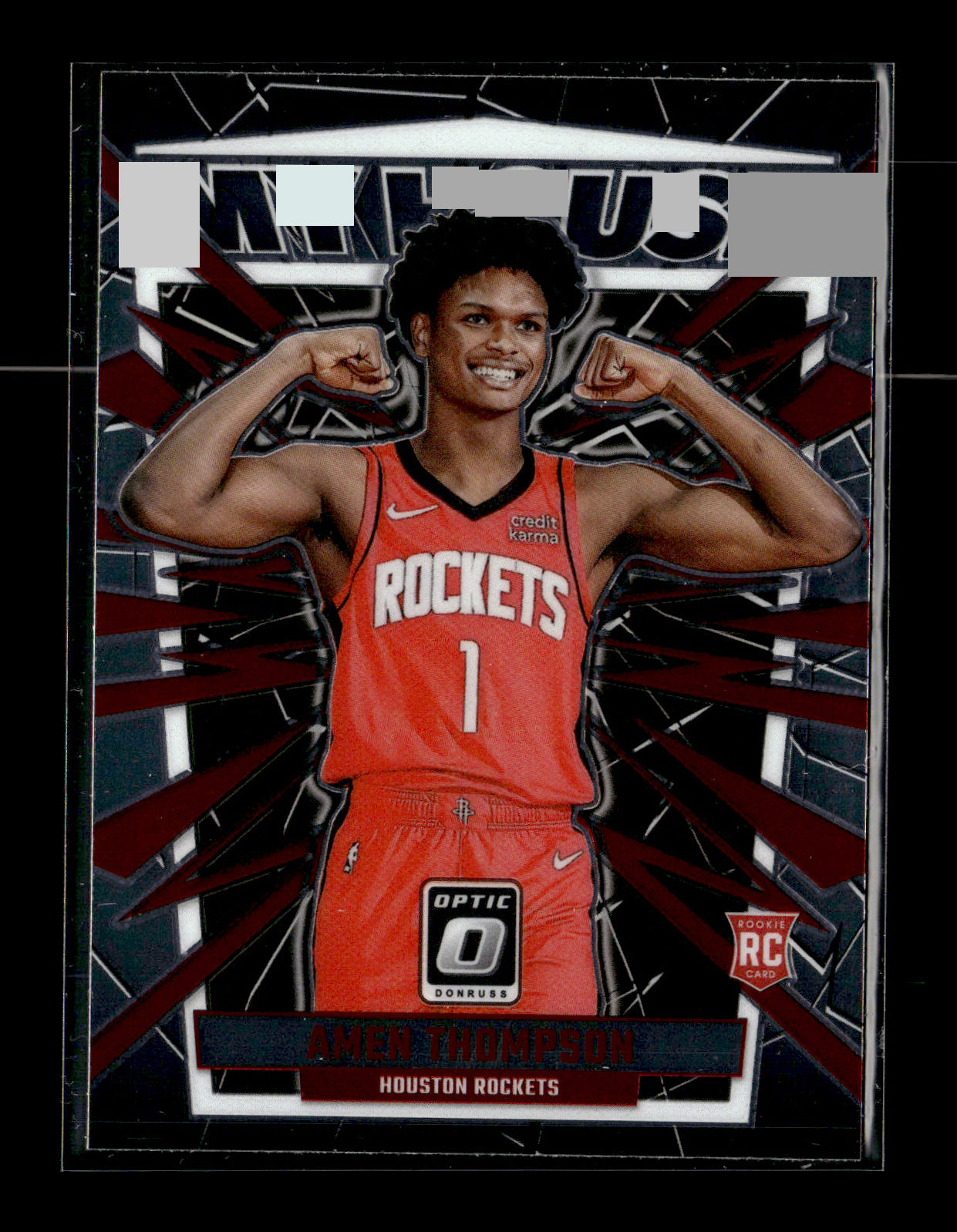 2023-24 Donruss Optic Amen Thompson #19 My House Houston Rockets