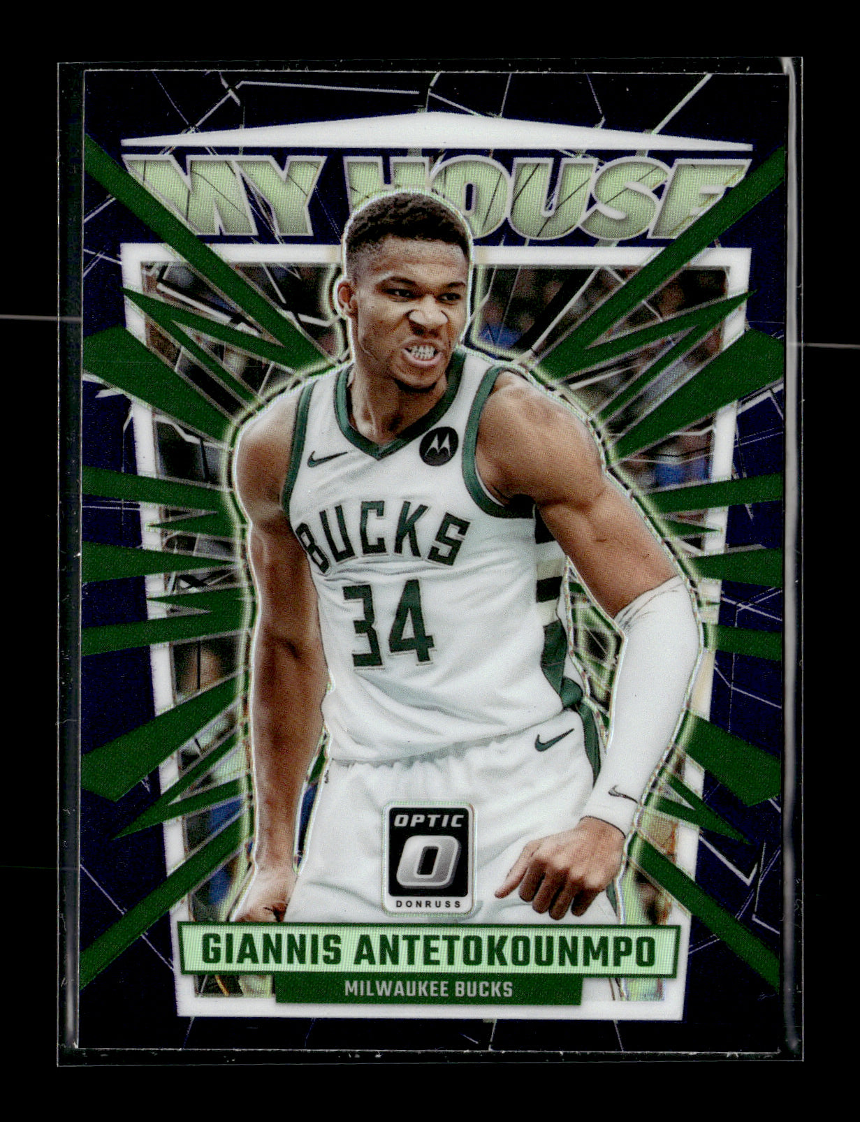 2023-24 Donruss Optic Giannis Antetokounmpo #11 My House Milwaukee Bucks