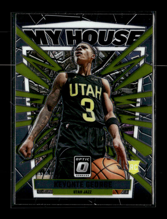 2023-24 Donruss Optic Keyonte George #4 My House Utah Jazz
