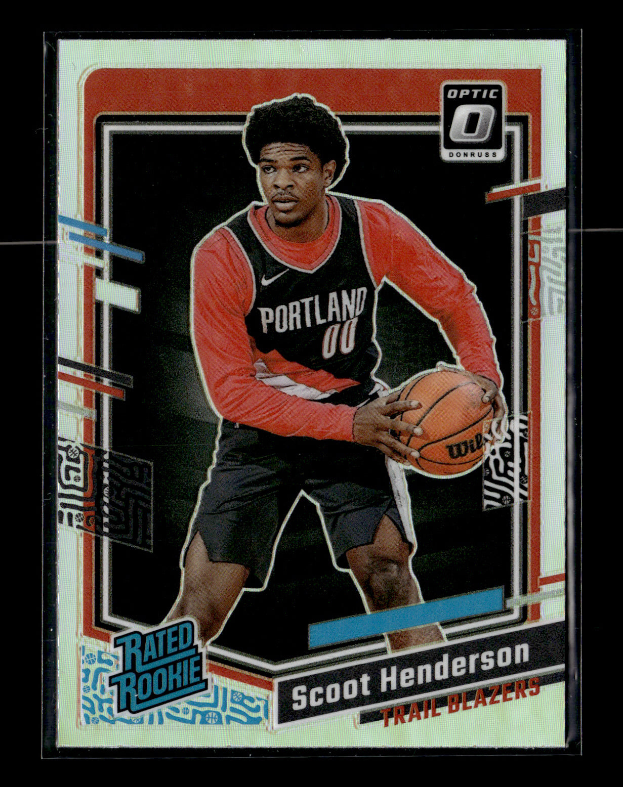 2023-24 Donruss Optic Scoot Henderson #239 Holo Portland Trail Blazers