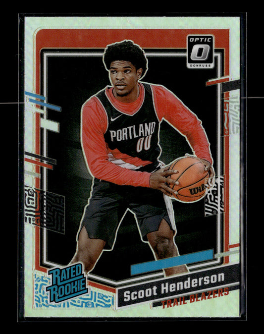 2023-24 Donruss Optic Scoot Henderson #239 Holo Portland Trail Blazers