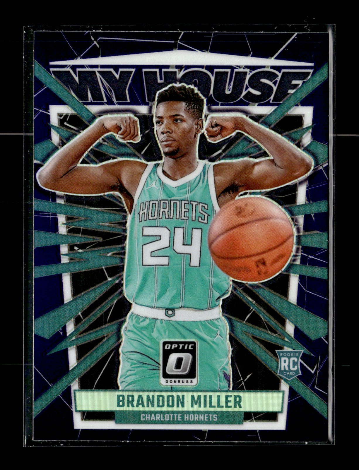 2023-24 Donruss Optic Brandon Miller #5 My House Holo Charlotte Hornets