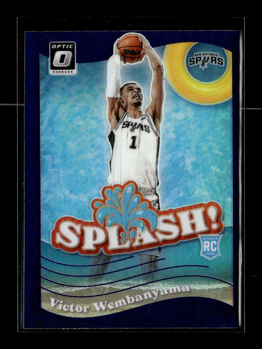 2023-24 Donruss Optic Victor Wembanyama #6 Splash Purple San Antonio Spurs