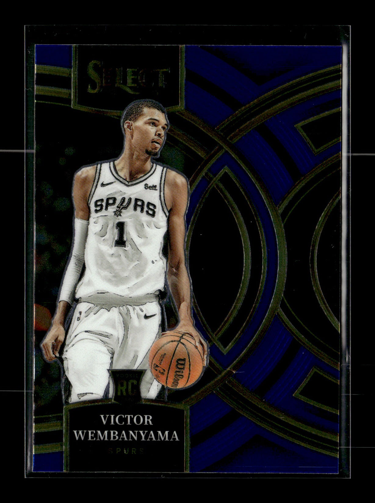 2023-24 Panini Select Victor Wembanyama #121 Blue (Retail Base) San Antonio Spurs