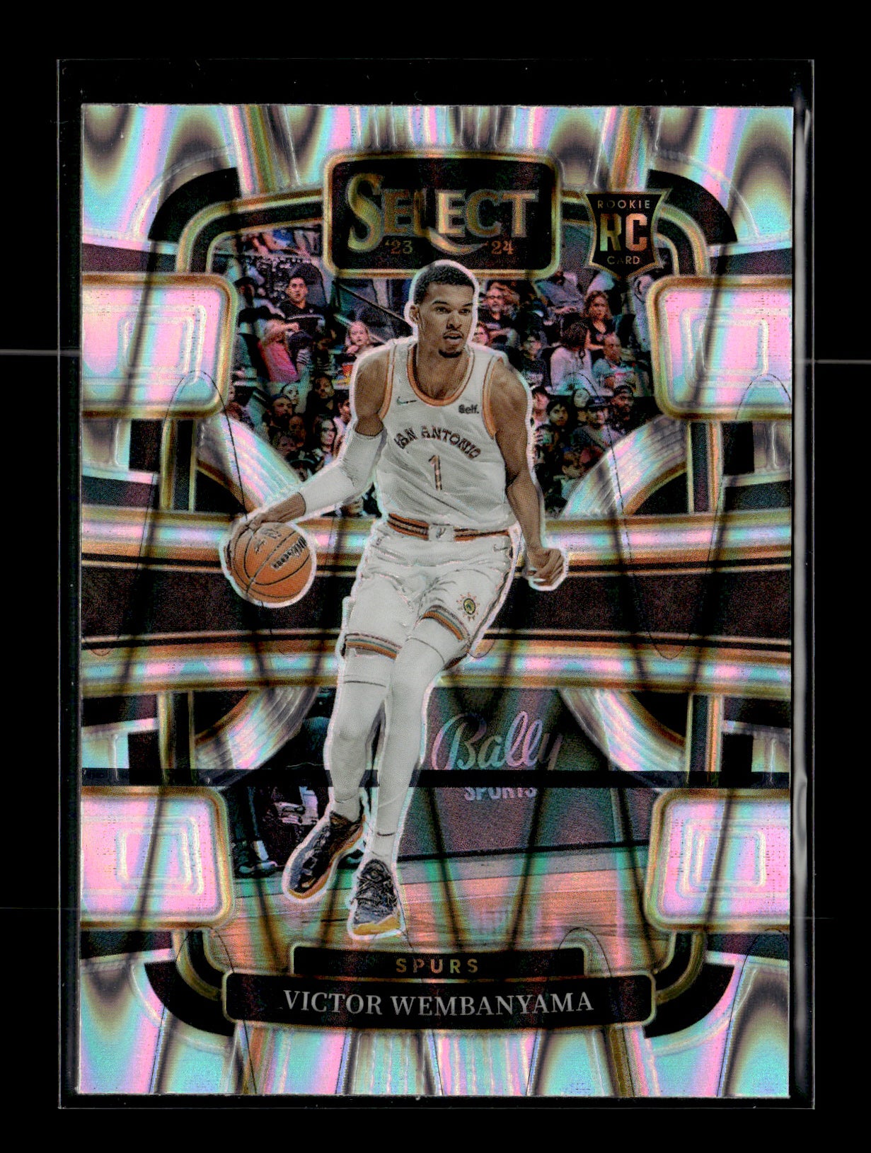 2023-24 Panini Select Victor Wembanyama #87 Tectonic Prizms San Antonio Spurs