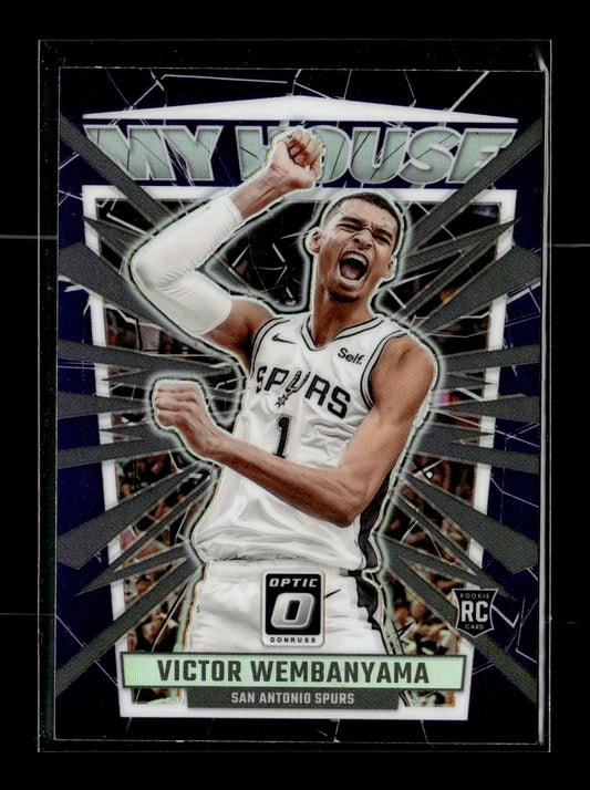 2023-24 Donruss Optic Victor Wembanyama #6 My House San Antonio Spurs