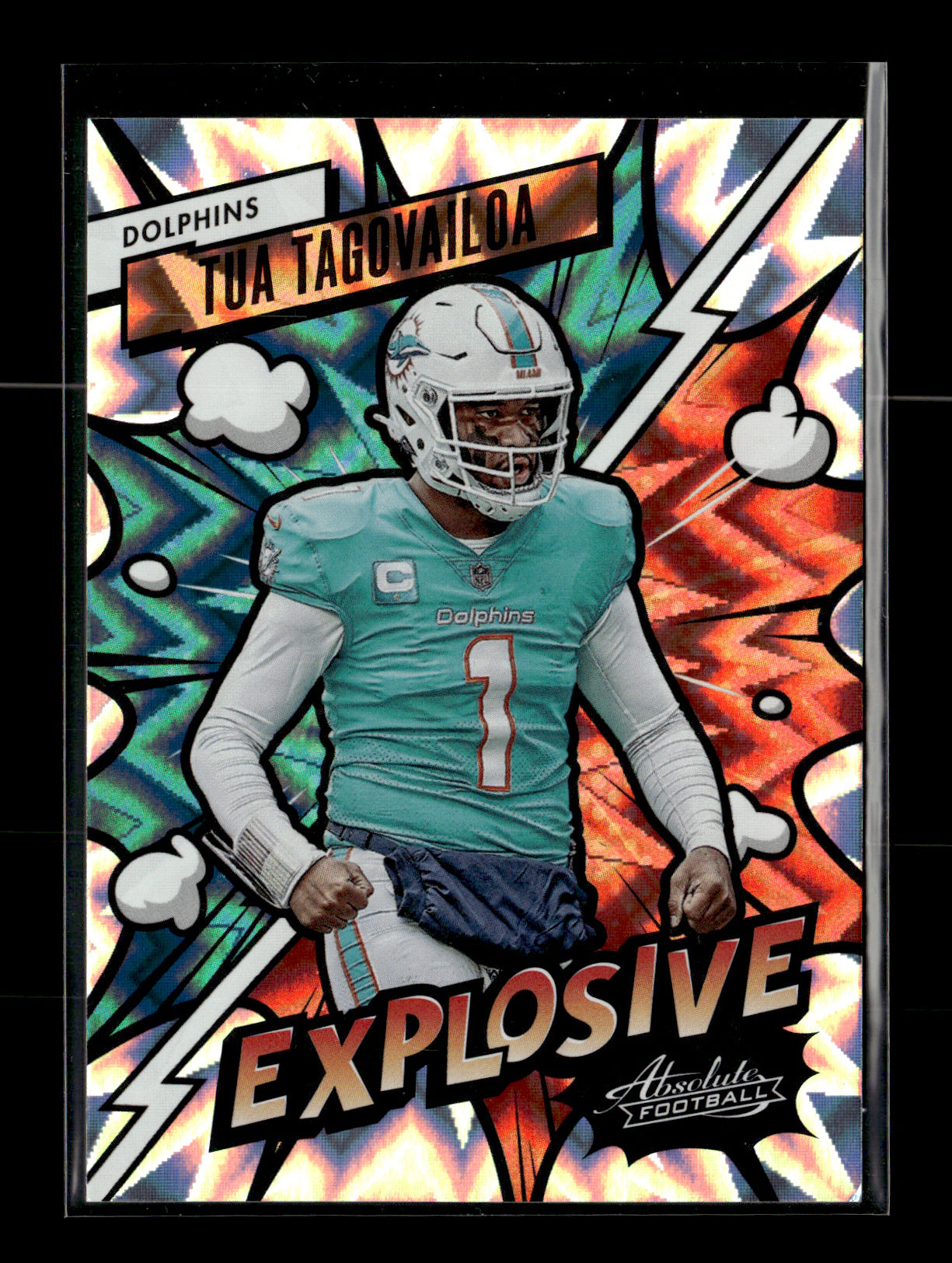 2023 Panini Absolute Tua Tagovailoa #8 Explosive Miami Dolphins