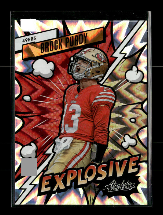 2023 Panini Absolute Brock Purdy #5 Explosive San Francisco 49ers