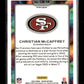 2023 Panini Prizm Christian McCaffrey #CB-14 Color Blast San Francisco 49ers