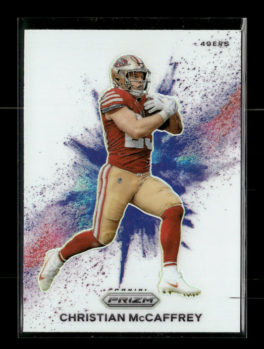 2023 Panini Prizm Christian McCaffrey #CB-14 Color Blast San Francisco 49ers