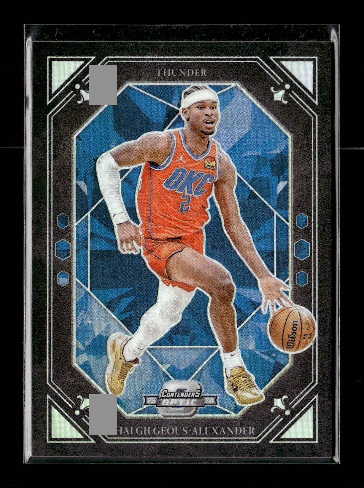 2023-24 Panini Contenders Optic Shai Gilgeous-Alexander #2 Crown Jewels Oklahoma City Thunder