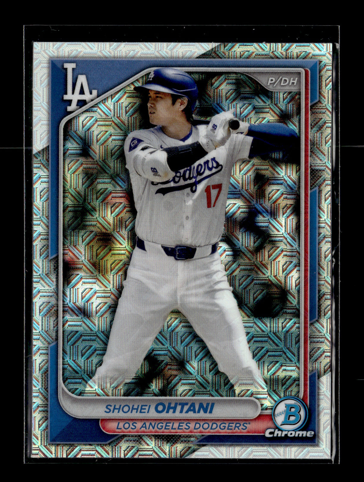 2024 Bowman Chrome Shohei Ohtani #85 Mojo Refractors Los Angeles Dodgers