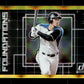 2018 Donruss Shohei Ohtani #F7 Foundations Gold #/99 Los Angeles Angels