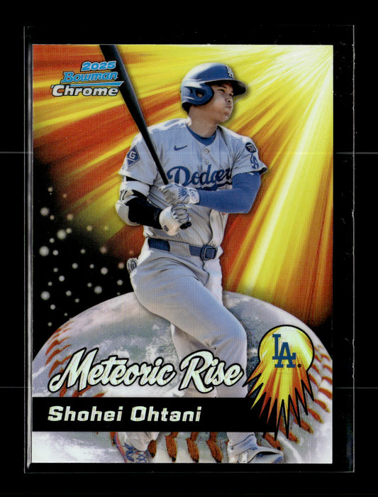 2025 Bowman Chrome Shohei Ohtani #MR-12 Meteoric Rise Los Angeles Dodgers