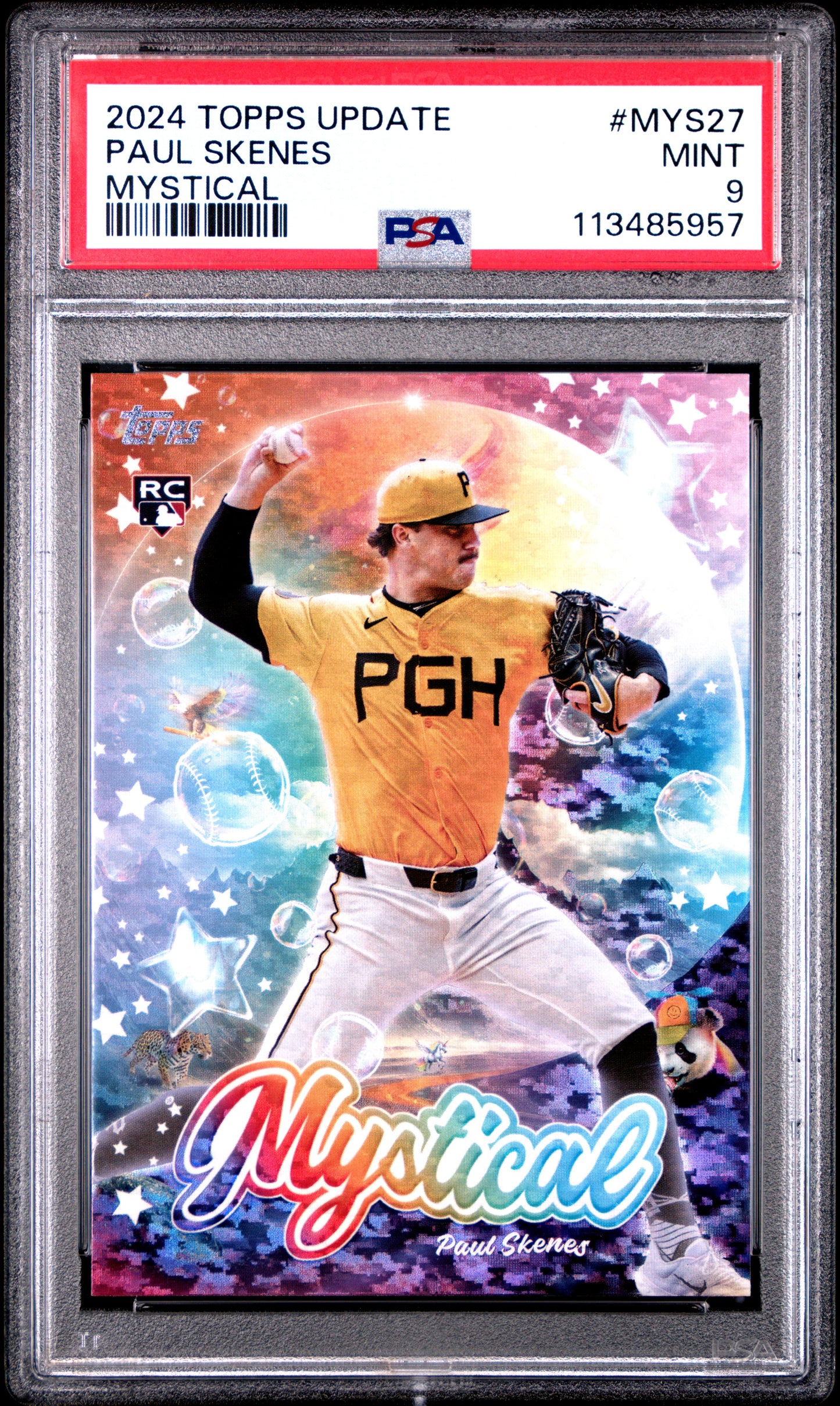 2024 Topps Update Paul Skenes #MYS-27 Mystical PSA 9 Pittsburgh Pirates