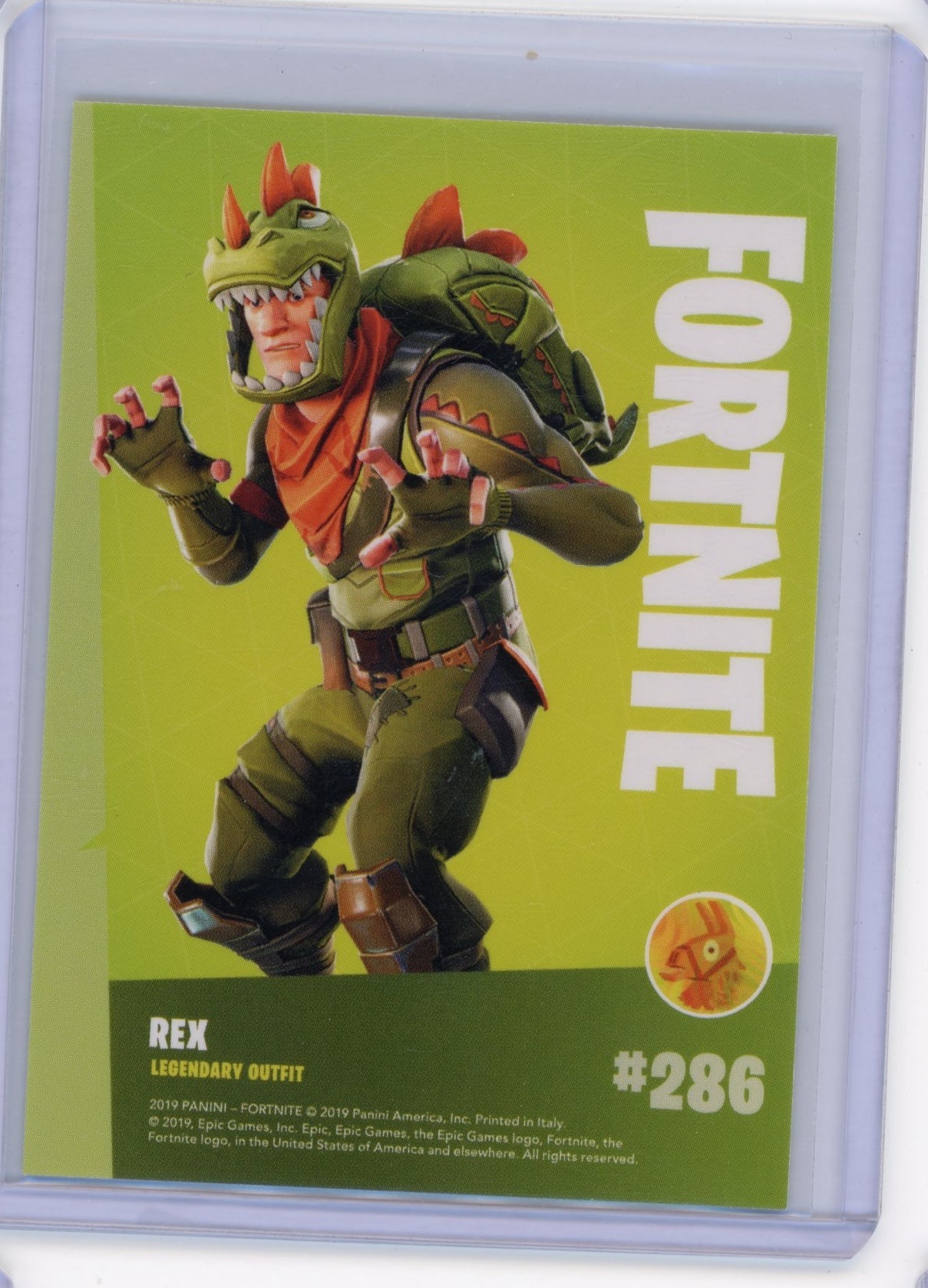 2019 Panini Fortnite Series 1 Rex #286 Fortnite