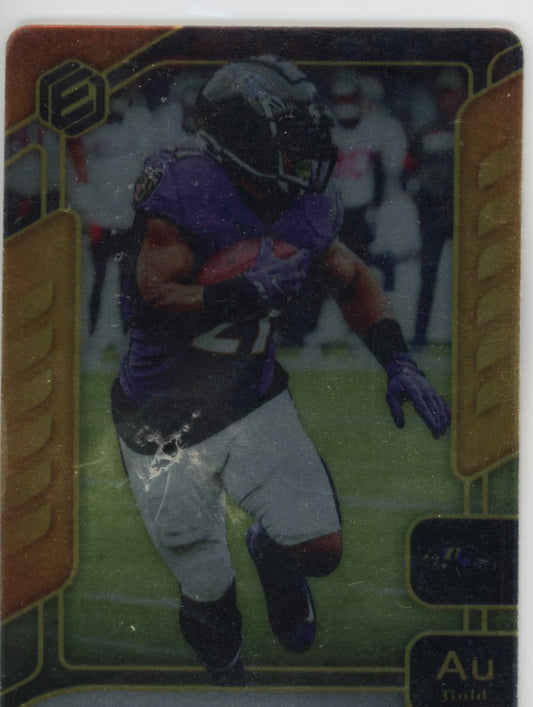 2020 Panini Elements Mark Ingram II #10 RPS Rookie Steel Signatures Gold #/79 Baltimore Ravens