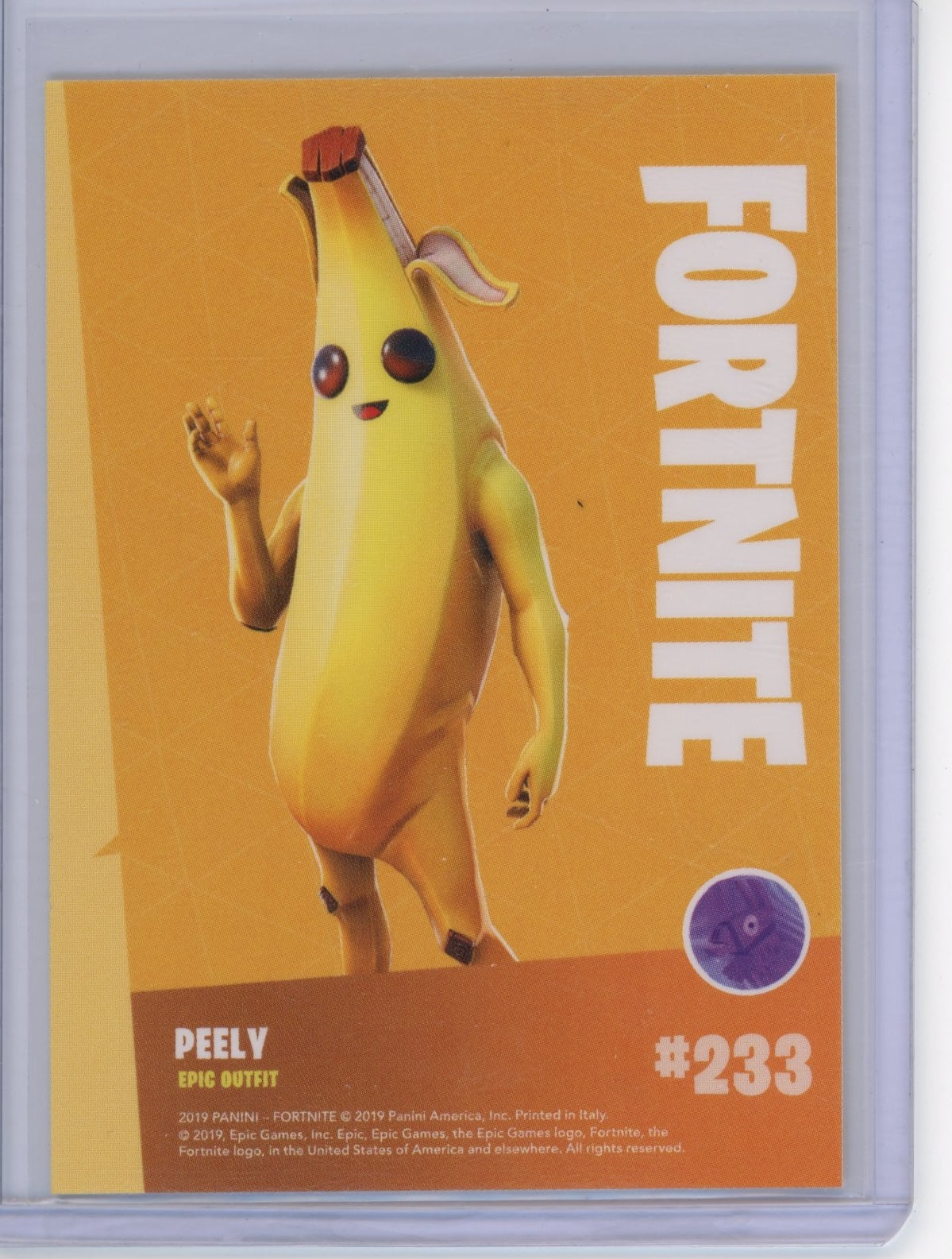 2019 Panini Fortnite Series 1 Peely #233 Fortnite