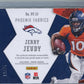 2020 Panini Phoenix Jerry Jeudy #PF-JJ Phoenix Fabrics Green #/25 Denver Broncos