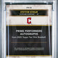 2025 Topps Tier One Steven Kwan #PPA-SK Prime Performers Autographs Green Foil PSA 7 Cleveland Guardians