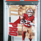 2024 Panini Absolute Christian McCaffrey #AP-CMY All Pro Souvenirs Gold #/99 PSA 8 San Francisco 49ers