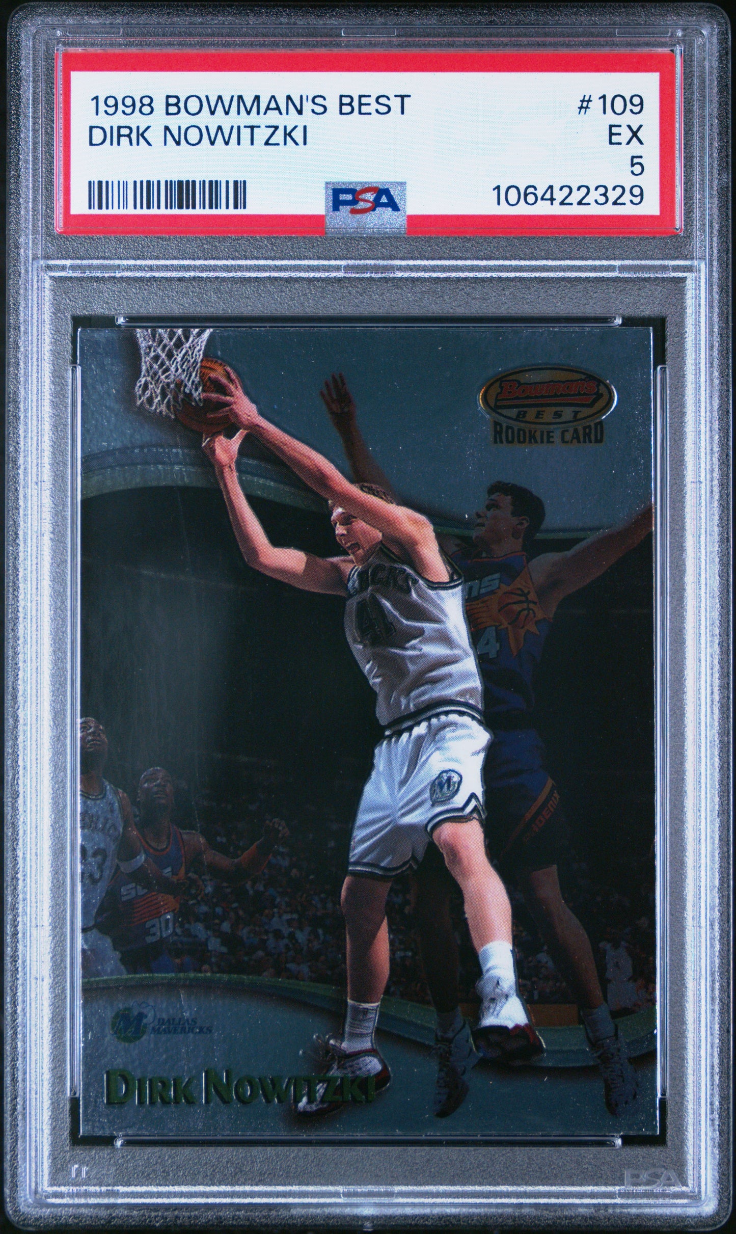 1998-99 Bowman's Best Dirk Nowitzki #109 PSA 5 Dallas Mavericks