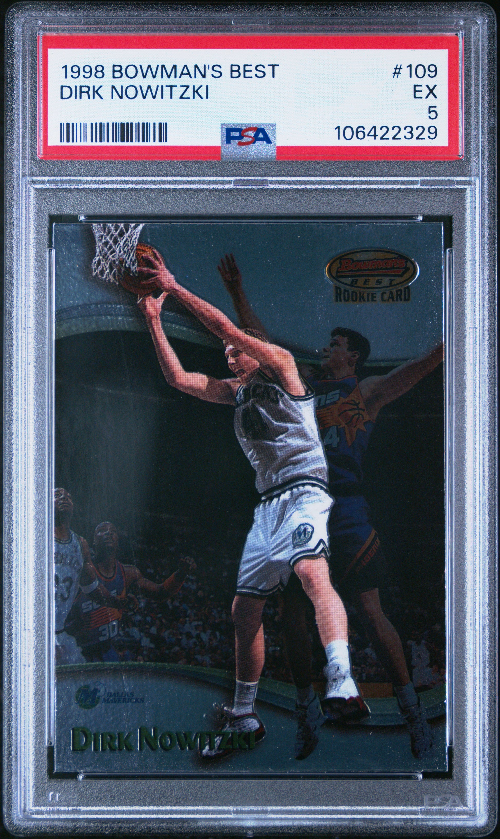 1998-99 Bowman's Best Dirk Nowitzki #109 PSA 5 Dallas Mavericks
