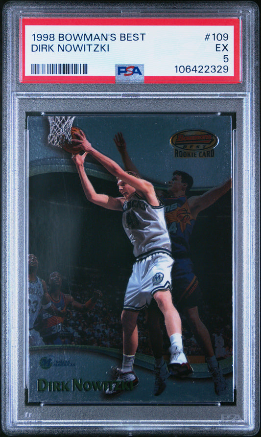1998-99 Bowman's Best Dirk Nowitzki #109 PSA 5 Dallas Mavericks