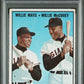 1967 Topps Fence Busters (Willie Mays / Willie McCovey) #423 PSA 1.5 San Francisco Giants