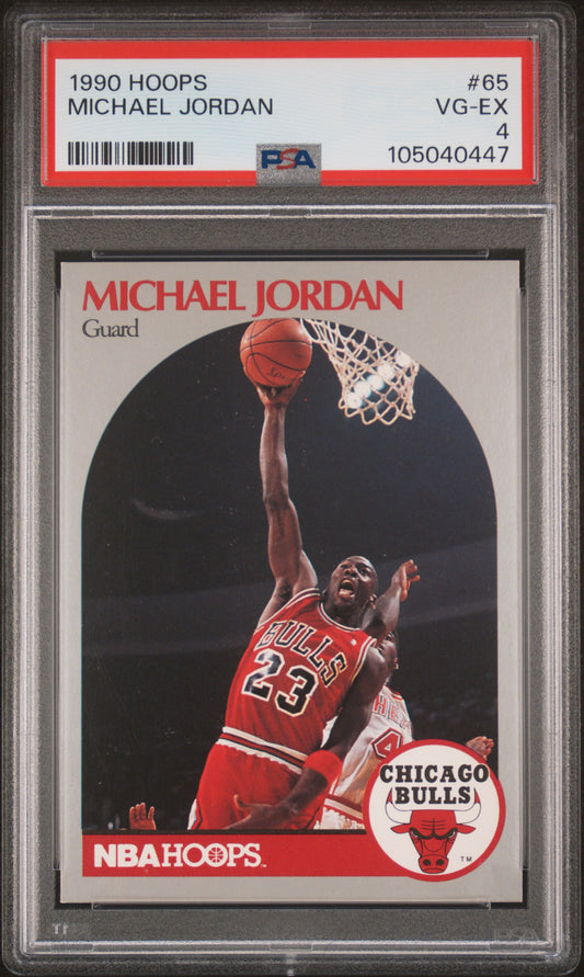 1990-91 Hoops Michael Jordan #65 PSA 4 Chicago Bulls