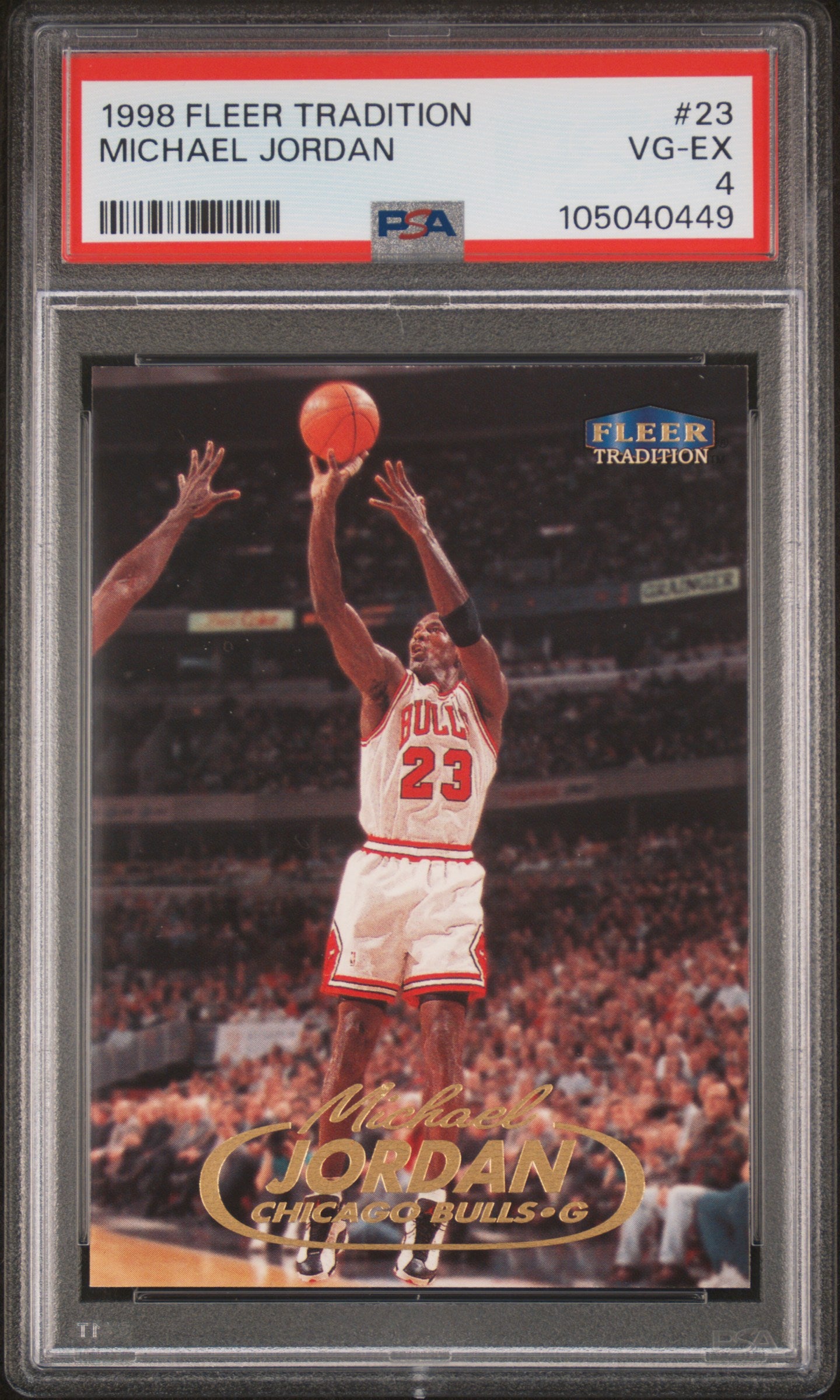 1998 Fleer Tradition Michael Jordan #23 PSA 4
