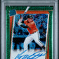 2021 Donruss Optic Ryan Mountcastle #RRS-RM Rated Rookie Signatures Green Mojo #/99 PSA 8 Baltimore Orioles