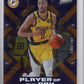 2022-23 Panini Player of the Day Tyrese Haliburton #48 Orange #/199 Indiana Pacers