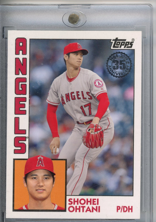 2019 Topps Shohei Ohtani #T84-69 1984 Topps Baseball 35th Anniversary Los Angeles Angels