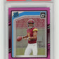 2024 Donruss Jayden Daniels #389 Optic Rated Rookies Preview Pink Washington Commanders PSA 10