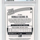 2018 Donruss Ronald Acuna Jr. #283b Wrapper Redemption Rated Rookies : "Ronald Jose Acuna Blanco Jr." on front Atlanta Braves PSA 10