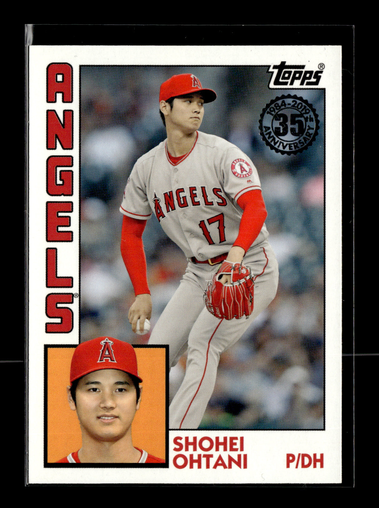 2019 Topps Shohei Ohtani #T84-69 1984 Topps Baseball 35th Anniversary Los Angeles Angels