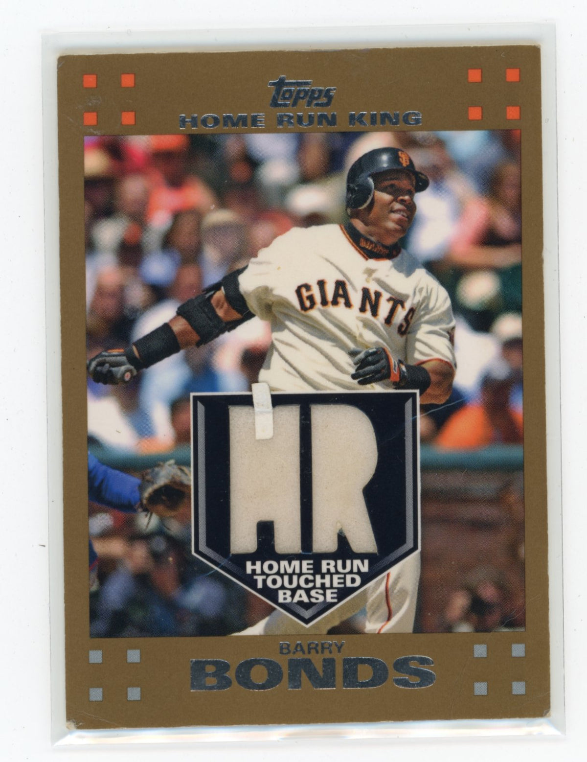 2007 Topps Updates & Highlights Barry Bonds #BB1 Barry Bonds 756 Relic San Francisco Giants