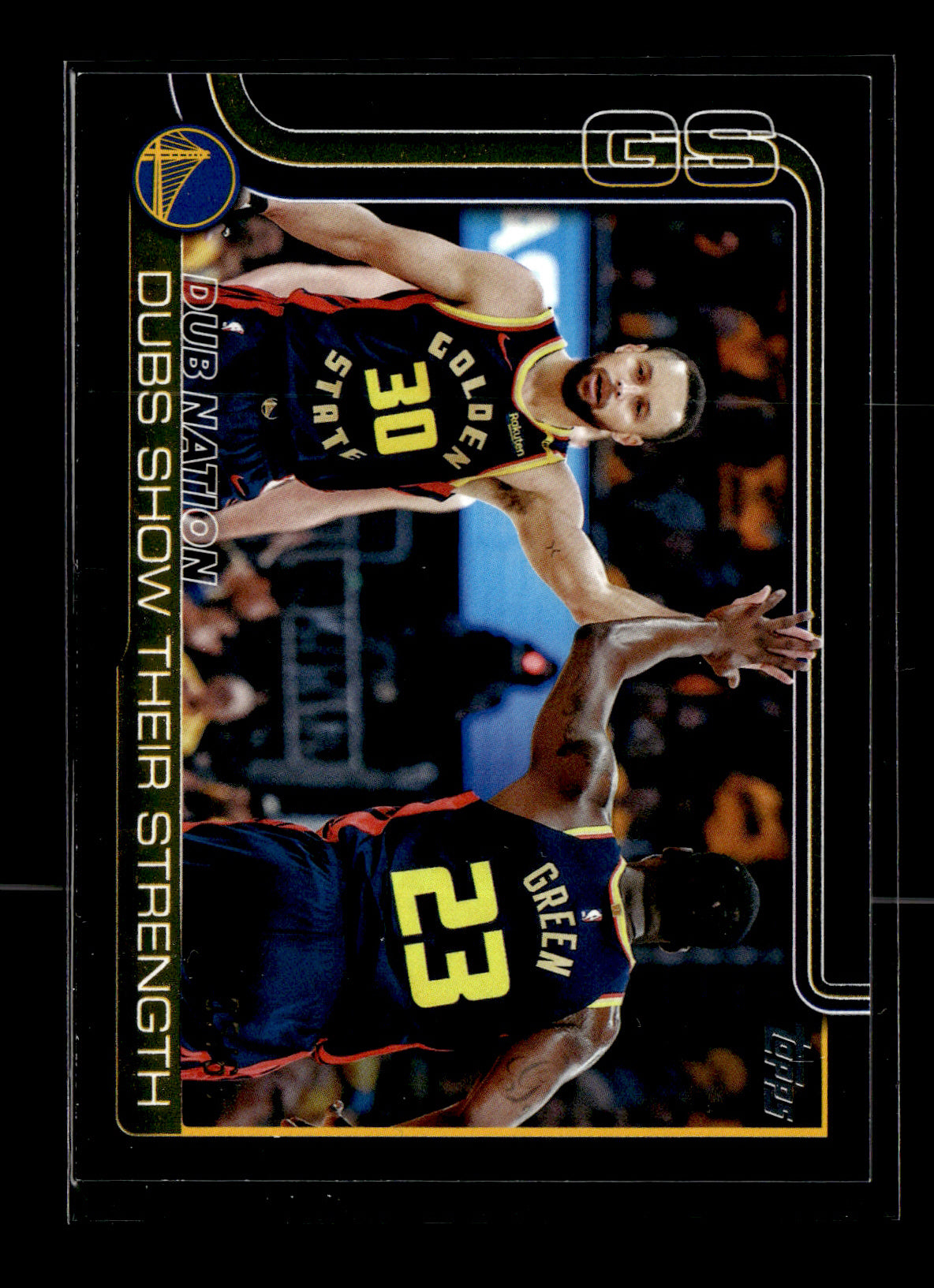 2025-26 Topps Dubs Nation: Dubs Show Their Strength #291 Black #/68 Golden State Warriors