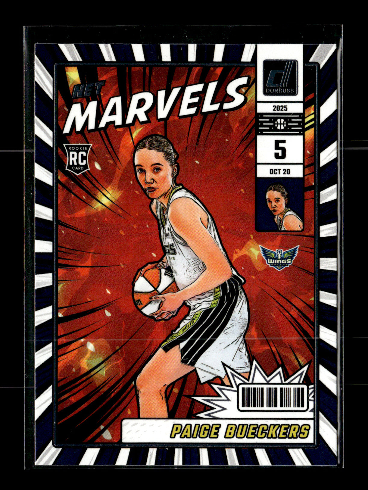 2025 Donruss WNBA Paige Bueckers #23 Net Marvels Dallas Wings