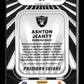2025 Donruss Optic Ashton Jeanty #4 Rookie Recruits Autographs #/199 Las Vegas Raiders