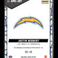 2025 Panini Mosaic Justin Herbert #AMC-JHT Autographs Mosaic Purple #/49 Los Angeles Chargers