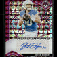 2025 Panini Mosaic Justin Herbert #AMC-JHT Autographs Mosaic Purple #/49 Los Angeles Chargers