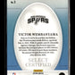 2023-24 Panini Select Victor Wembanyama #3 Select Certified Tectonic Prizms San Antonio Spurs