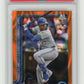 2025 Topps Chrome Logofractor Edition Orelvis Martinez #105 Orange Refractors #/25 Toronto Blue Jays
